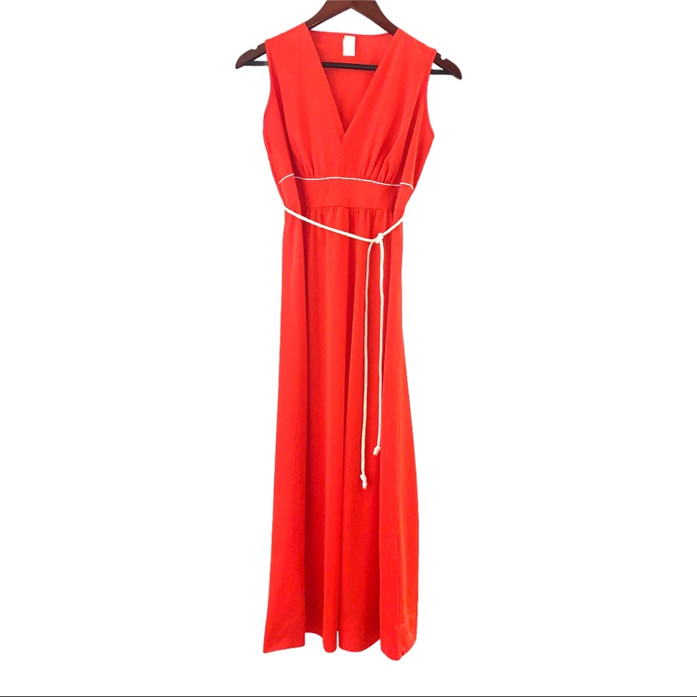 Red Orange 1970”s Vintage Nightgown